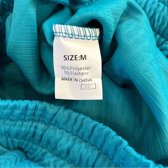 Mixed Patterned Ruffle Sleeve Shorts Set NWT - Picture 7 of 10